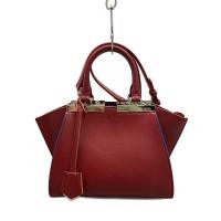 ราคา FENDI shoulder bag Leather RED plain 8BH333 5QT Direct from Japan Secondhand (40969087921)
