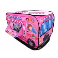 ราคา เต้นท์บ้านบอล สำหรับเด็ก เต้นท์รถขายไอศรีม 2 ตอนสีชมพูสุดฮอต (800353978)