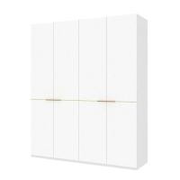 ราคา INDEX LIVING MALL ตู้เสื้อผ้า 4 บาน รุ่นบลัง - สีขาว ไฮกลอส (27239649773)