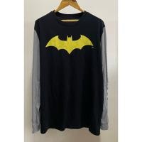 ราคา เสื้อยืดมือ 2 Batman Long Sleeve Graphic T Shirt Men's DC Comic Used Black Gray (28982994141)