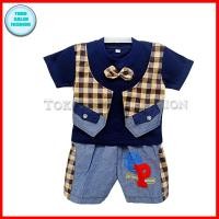 ราคา เสื้อผ้าเด็ก ชุด เสื้อกั๊ก เด็กชาย แฟชั่น เด็กอายุ 6 เดือน 9 เดือน 12 เดือน เด็กชาย แขนสั้น สูท (41205821629)