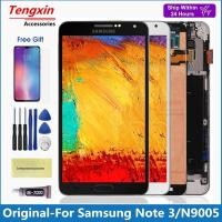 ราคา Note3 N9005 lcd สําหรับ Samsung Galaxy หมายเหตุ 3 จอแสดงผล lcd หน้าจอสัมผัส Digitizer สําหรับ Samsung N9005 N900A ปรับความสว่าง lcd (23073860757)
