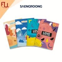 ราคา สมุดปกอ่อน สมุดแฟนซี ลายน่ารัก จำนวน 80 แผ่น คละแบบ ยี่ห้อ SAENGROONG / 1 เล่ม (28426675801)