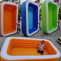 ราคา สระน้ำเป่าลม3เมตร ใหญ่ยักษ์4ชั้นลึก75เซน พร้อมส่ง3สี (5384186650)