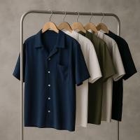 ราคา KEMEJA เสื้อเชิ้ตแขนสั้นผู้ชาย (41614744061)