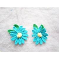 ราคา ดอกไม้ถักโครเชต์ ดอกไม้ถักสีฟ้า ดอกเดซี่ (6455656559)