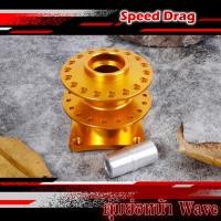 ราคา ดุมย่อหน้าสีทอง พร้อมบู๊ชในดุม สำหรับ เวฟ ทุกรุ่น (12338183118)