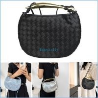 ราคา Esp 2023 กระเป๋าใต้วงแขนกระเป๋าถืออเนกประสงค์ทอสีทึบกระเป๋าสะพาย Lady Purse (26007384051)