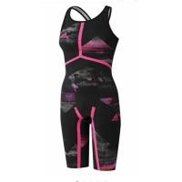 ราคา ชุดว่ายน้ำ Adidas Adizero XVIII Freestyle Closedback Women Swimsuit Fina Black Pink 28’’ (22181309699)