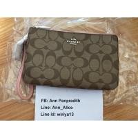 ราคา Coach คล้องมือ Size L 2ซิป แท้100% (7733836323)