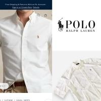 ราคา ของแท้มือหนึ่ง Polo Ralph Lauren เสื้อเชิ้ต แขนสั้น สีขาว ผ้าอ็อกฟอร์ด ม้าการ์ตูน ไซส์L อก 42 (25534101935)