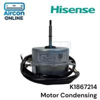 ราคา มอเตอร์คอนเดนซิ่ง HISENSE รุ่น AS-12TR4RYR01 รหัส K1867214 ของแท้ ใหม่ มือ 1 (26531068969)