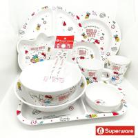 ราคา [1 ชิ้น] คิตตี้ ซัมเมอร์ฟรุ๊ต จานชามเมลามีน ลายการ์ตูน ศรีไทยซุปเปอร์แวร์ Superware Sanrio Kitty (23483356481)