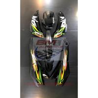 ราคา ชุดสี TENA NEW สีดำ เฟรมรถ กรอบรถ แฟริ่ง Honda เทน่าตัวใหม่ พร้อมติดลาย (4216243910)