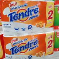 ราคา Tendre กระดาษอเนกประสงค์ แบบม้วนแพ็ค 6 ฟรี 2 (25113240645)