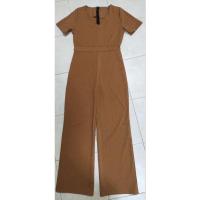 ราคา ชุดแซกกางเกงขายาว สีน้ำตาลทอง มือ2 (27817153362)