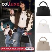 ราคา ของแท้ของแท้ หลุยส์วิตตอง Louis Vuitton LV กระเป๋ารุ่น Capucines BB Shoulder Bag Tote Bag (42251729080)