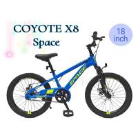 ราคา Coyoteจักรยานเสือภูเขาเด็ก 18นิ้ว Space X8 เด็กอายุ6-9ปีเก็บปลายทาง (28703387269)