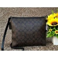 ราคา กระเป๋า COACH F29210 FILE CROSSBODY IN SIGNATURE CANVAS BROWN BLACK LIGHT GOLD (3854676823)