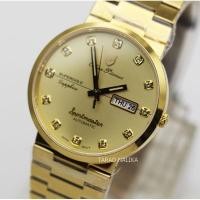 ราคา นาฬิกา Olym pianus sportmaster automatic sapphire 8909AM-434 เรือนทอง หลักพลอย (9710929093)