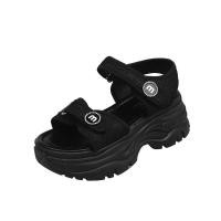 ราคา พร้อมส่ง รองเท้าส้นตึกรัดส้น ส้นตึกหนา3นิ้ว MMM สายปรับได้ ทรงสวย แฟชั่น (24077692711)