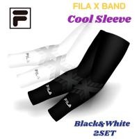 ราคา [จัดส่งไว] FILA X-BAND Golf Sleeve(Black&White 2Set) (28279322286)