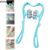 ราคา พลาซาม ลูกกลิ้งคอ,เครื่องมือลูกกลิ้งสําหรับบรรเทาอาการปวดเนื้อเยื่อลึกนวดกระดูกสันหลังส่วนคออัพเกรดขาฟุตคอเอวสีฟ้าคอตัวเองและไหล่นวด (44415549738)