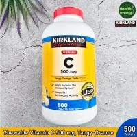 ราคา <Kirkland Signature> Chewable Vitamin C 500 mg, Tangy-Orange 500 Tablets วิตามินซีแบบเคี้ยว (41860937959)