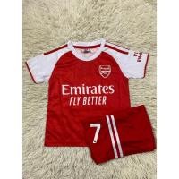 ราคา เสื้อบอลเด็กแขนสั้น สโมสรอาร์เซนอลเบอร์7ชื่อซาก้า ปี2025-2026ใหม่ล่าสุด เสื้อ+กางเกง (28689609895)
