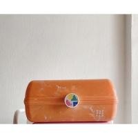 ราคา used caboodles กล่อง ไซส์ L peach color กล่องใส่เครื่องสำอางค์ กล่องอเนกประสงค์ (4875801201)