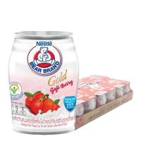 ราคา ตราหมีโกลด์ นมไขมันต่ำโกจิเบอร์รี 140 มล. x 24 (26082116062)