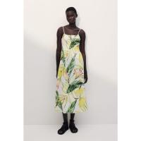 ราคา H&M(เอชแอนด์เอ็ม) เดรสผ้าป็อปลินดีเทลสม็อค ผู้หญิง 1267375_1 (25140979731)