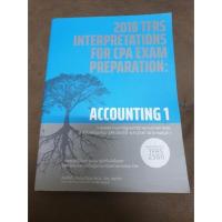 ราคา คู่มือสอบ cpa วิชาบัญชี1 cpasolution ปี61 มือ2 (3155582438)