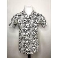 ราคา เสื้อเชิ้ตแขนสั้นลายวินเทจ (17609651435)