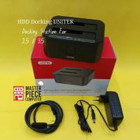 ราคา Hdd Docking - สถานีเชื่อมต่อ Unitek Dual Bay Hdd สําหรับ 2.5 / 3.5 (20085988070)