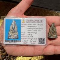 ราคา พระพุทธหลวงพ่อดำฝังเขี้ยวหมาป่า เนื้อตะกั่ว พิมพ์พระพุทธปางสมาธิ (ฝังเขี้ยวหมาป่า) วัดกุฎิ พร้อมบัตร (26438984143)