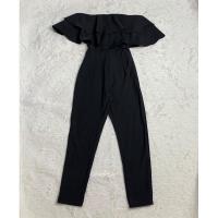 ราคา จั้มสูทขายาวเกาะอกสีดำ Basic chic ไซส์ M มือสอง (19982417103)