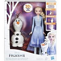 ราคา Disney Frozen Talk and Glow Olaf and Elsa Dolls Remote Control Elsa Activates Talking Dancing Glowing Olaf ตุ๊กตาบังคับ (5965510427)