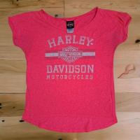 ราคา เสื้อมือสอง เสื้อฮาเล่ผู้หญิง Harley Davidson lady ชมพู (24090202587)