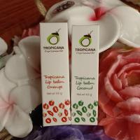 ราคา Tropicana ลิปบาล์มน้ำมันมะพร้าว 4.5 กรัม (1แท่ง) (24858140665)