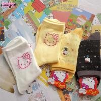 ราคา Candyถุงเท้า ผ้าฝ้าย แบบนิ่ม ลายการ์ตูน Hello Kitty Sanrio น่ารัก สไตล์ญี่ปุ่น สําหรับผู้หญิง (26875730625)