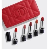 ราคา ROUGE DIOR REFILLABLE LIPSTICK COLLECTION Couture Color & Floral Lip Care - Long Wear (28967179748)