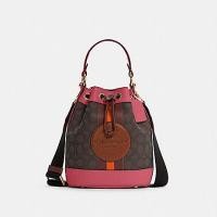 ราคา #COACH DEMPSEY BUCKET BAG 19 IN SIGNATURE JACQUARD WITH STRIPE AND COACH PATCH (COACH C7084) กระเป๋าถือหรือสะพายข้าง (13982947290)