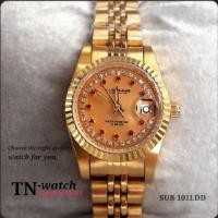 ราคา แฟชั่น นาฬิกาผู้หญิง us submarine รุ่น SUB-101LDD ล้อมเพชร (910476229)
