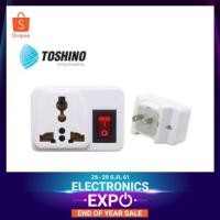 ราคา ปลั๊กแปลง 2 ขาแบน Toshino CO6S (1359565366)