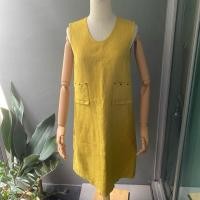 ราคา USED ‘S Max Mara sleeveless linen blend dress (40406200611)