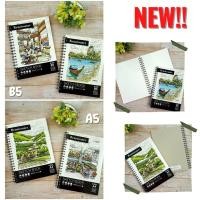 ราคา Renaissance Sketch Book สมุดสเก็ตซ์ เนื้อเรียบ สันห่วง สมุดวาดภาพ ขนาด B5/ A4 100GSM. 50SH (จำนวน 1 เล่ม) **คละลาย (11967394578)
