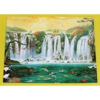 ราคา โปสเตอร์ รูปถ่ายน้ำตกปลาคราฟ วิว ธรรมชาติ ภาพมงคล เสริมฮวงจุ้ย ภาพ รูปวิว น้ำตก สวยงาม สบายตา ขนาด 16×20นิ้ว 7391 (28653482846)