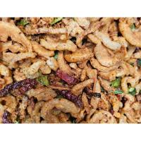 ราคา (ส่งไว) น้ำพริกหมูกระจก น้ำพริกกากหมู 50 กรัม แซ่บซี๊ด สด ใหม่ สูตรคุณแม่หวานเจี๊ยบ (25976618149)