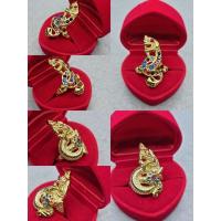 ราคา แหวนพญานาค พญานาคราช แหวนมงคล แหวนพญานาคประดับพลอยสี (22323076266)